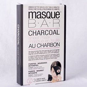Masque Bar - Charcoal Sheet Mask Purify Detoxify x2 (3 masks a box)